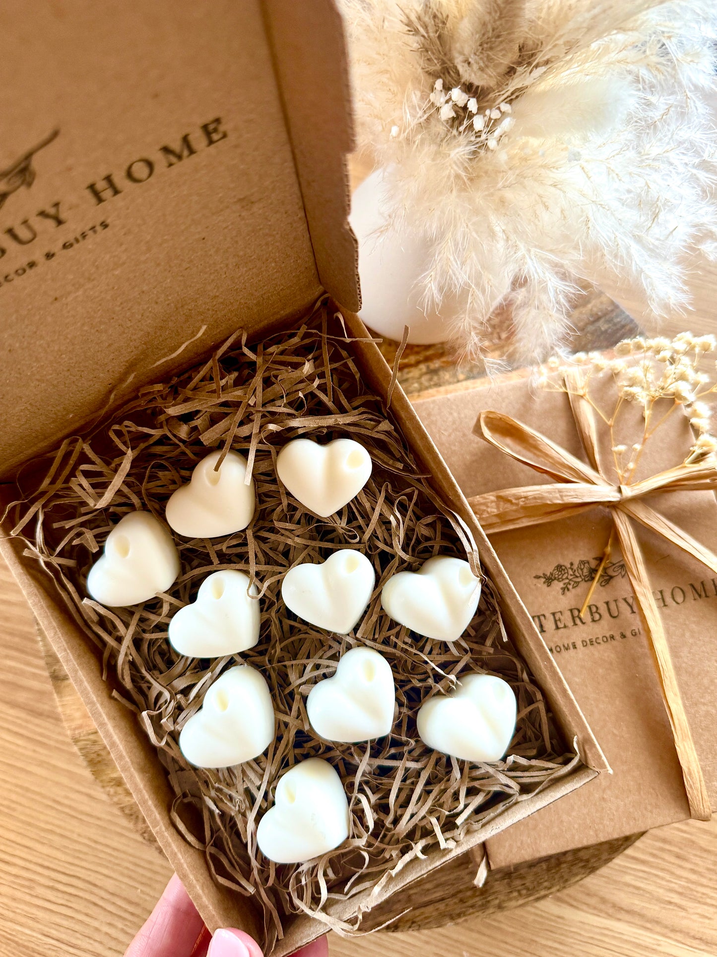 Love Heart Wax Melt Gift Box
