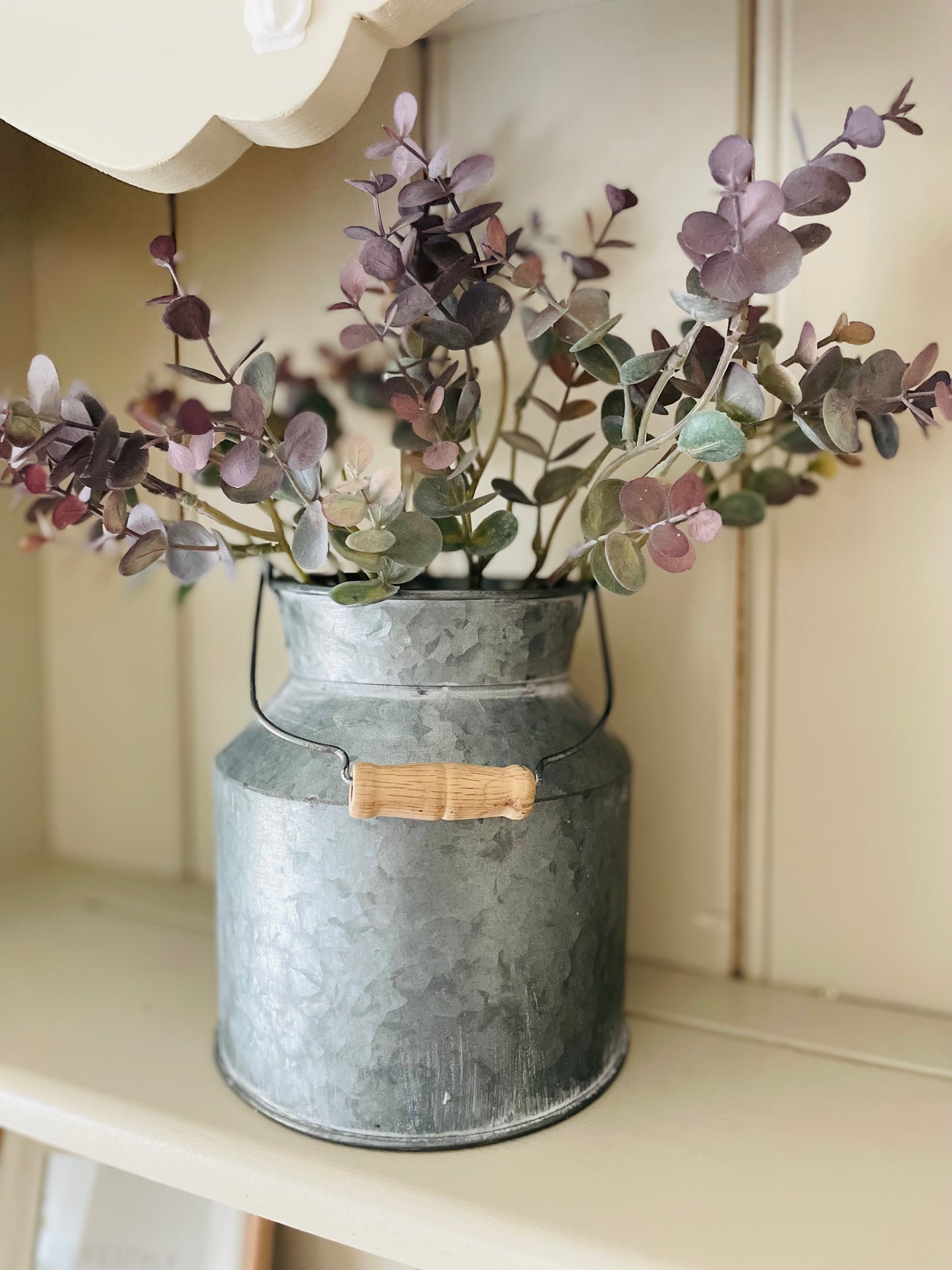 Distressed Metal Churn