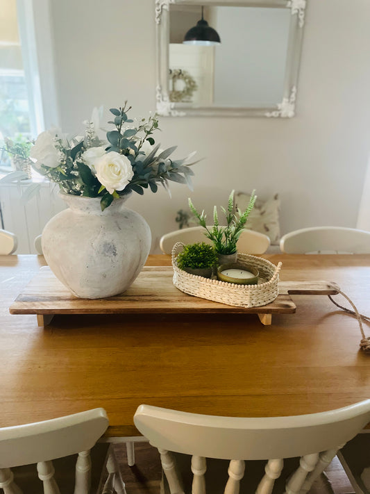 Distressed Natural Wood Serving Graze Board 100cm