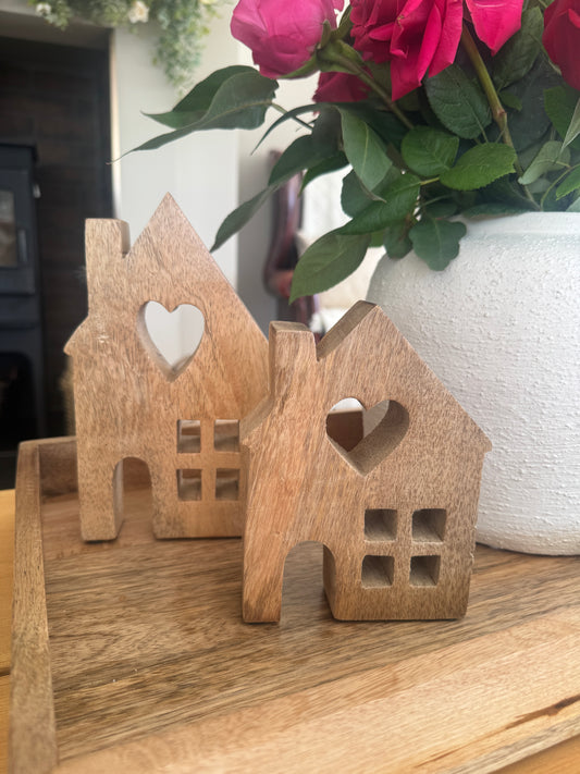 Natural Wooden House - 2 Sizes