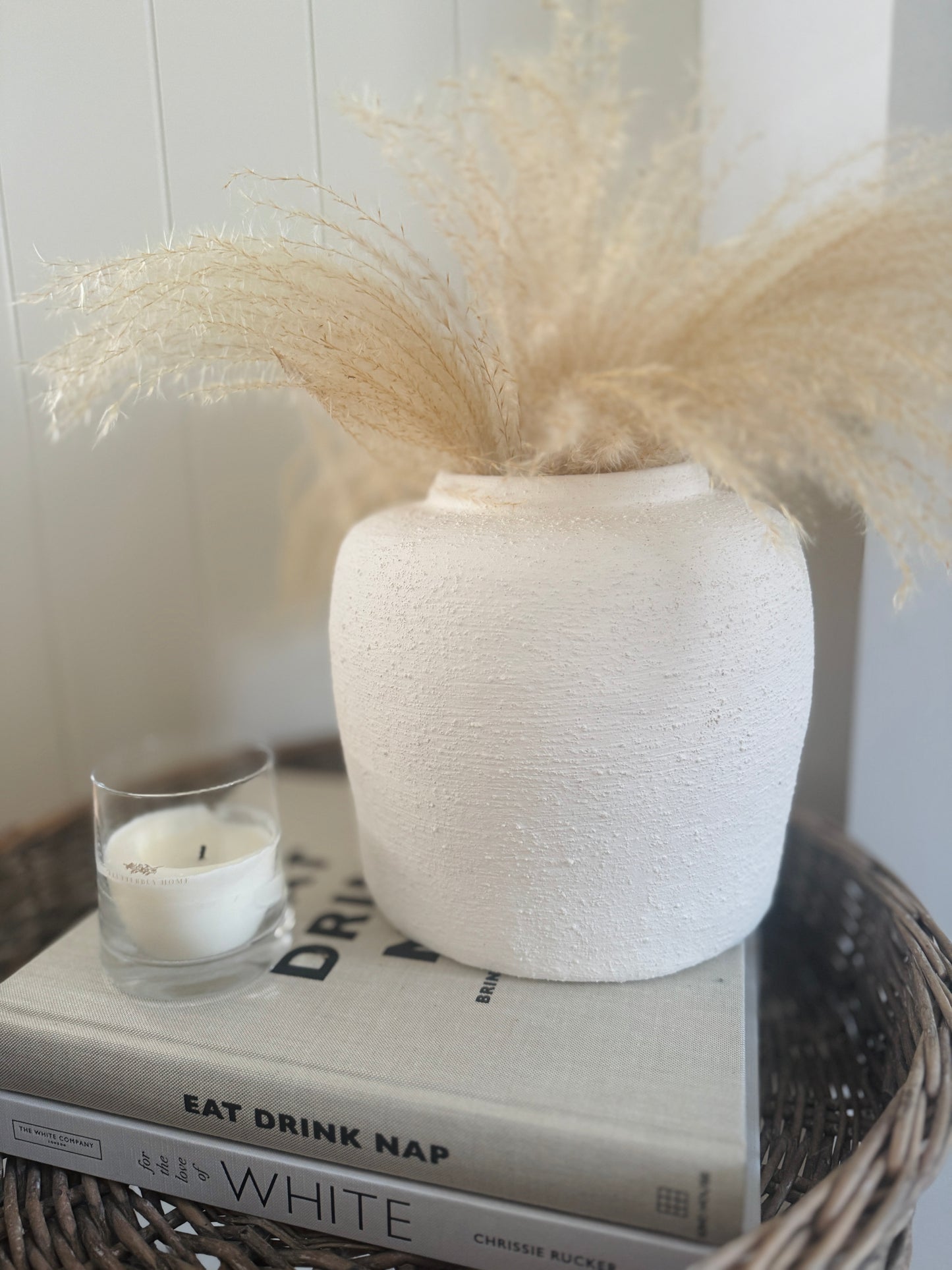 White Maggie Vase