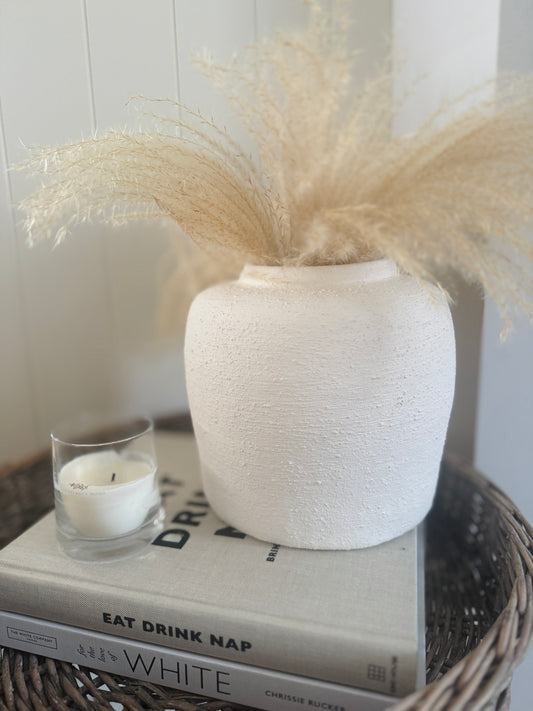 White Maggie Vase
