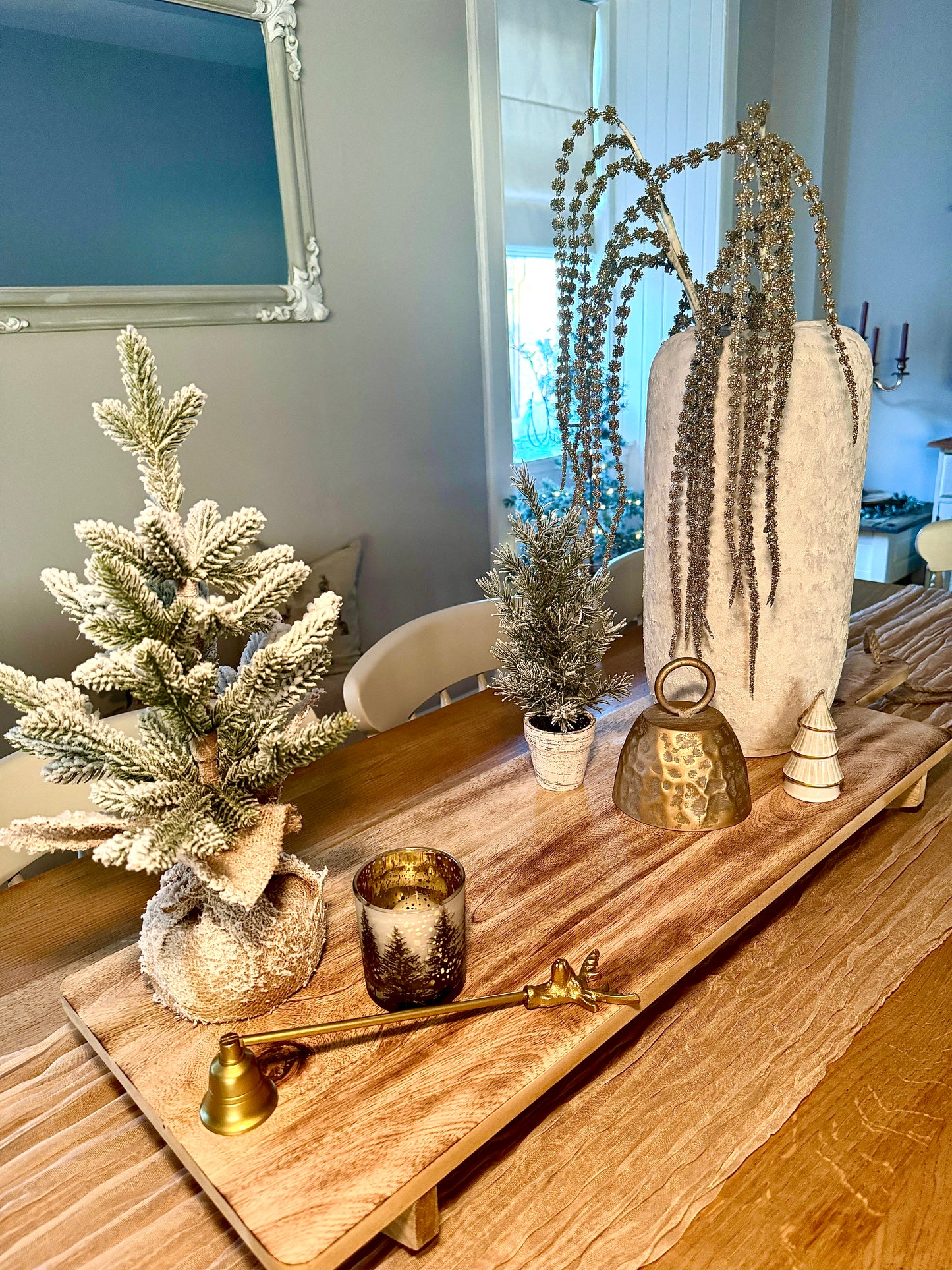 Mini Indoor Snowy Christmas Tree 40cm