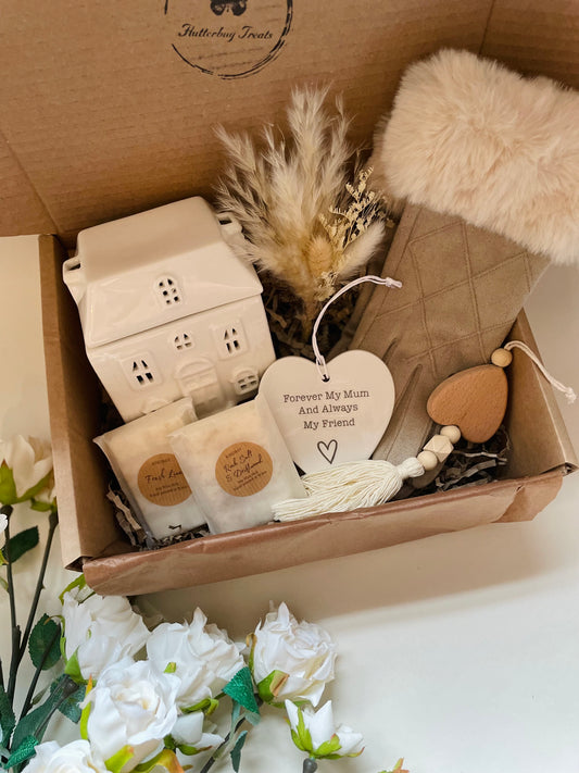 Heart Of The Home Gift Box - optional add on porcelain Mum heart
