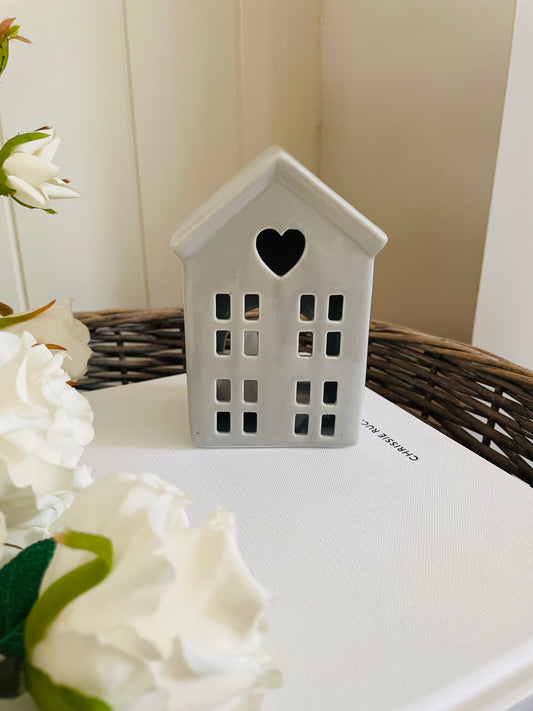 Grey LED Candle House