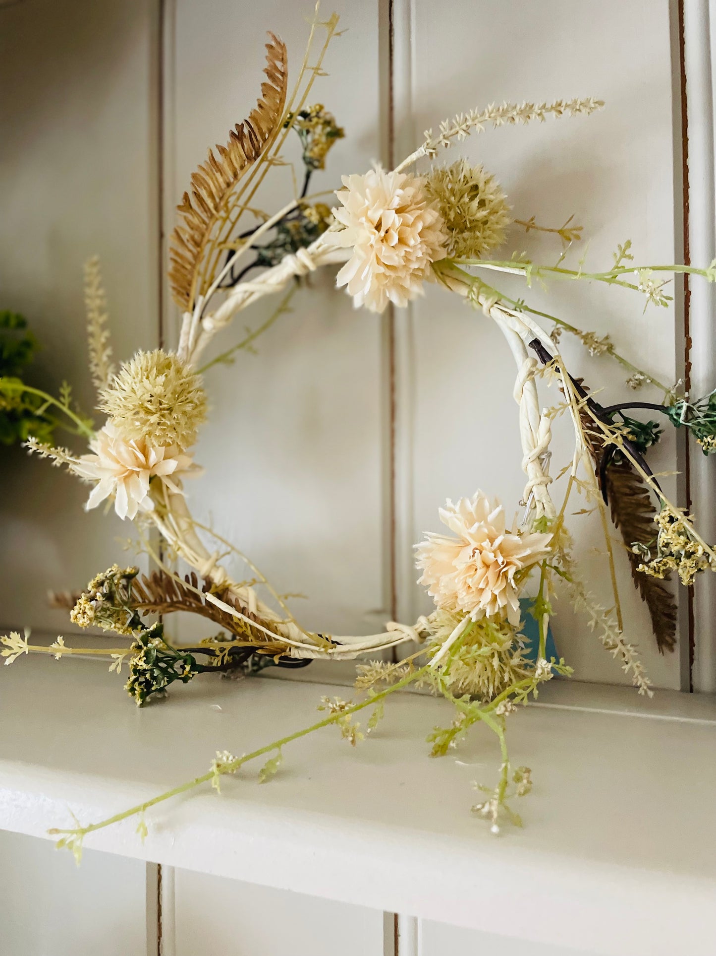 Natural Dried Flower Wreath