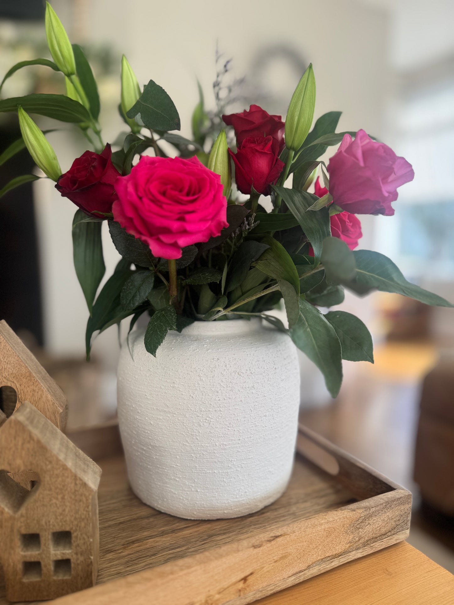 White Maggie Vase