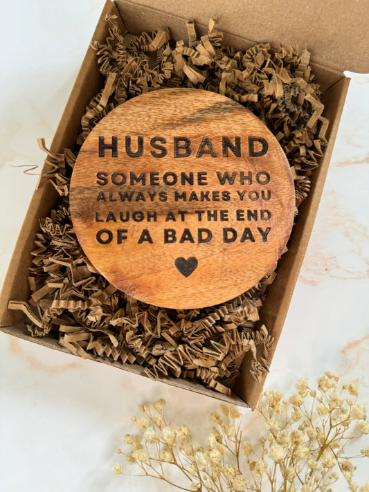 Husband Love Coaster