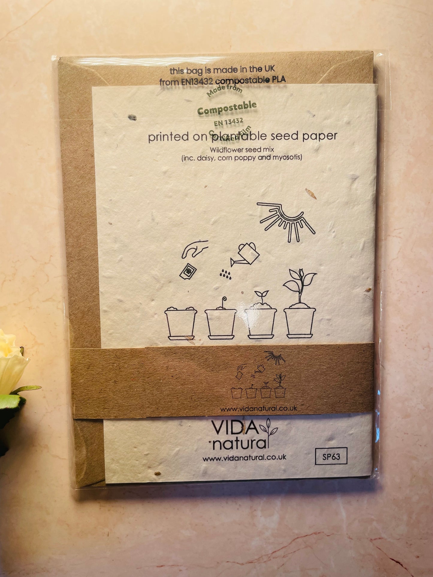 Plantable Wildflower Seed Card - Thank You
