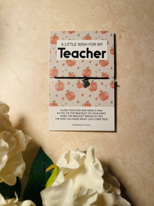 Teacher Wish Bracelet