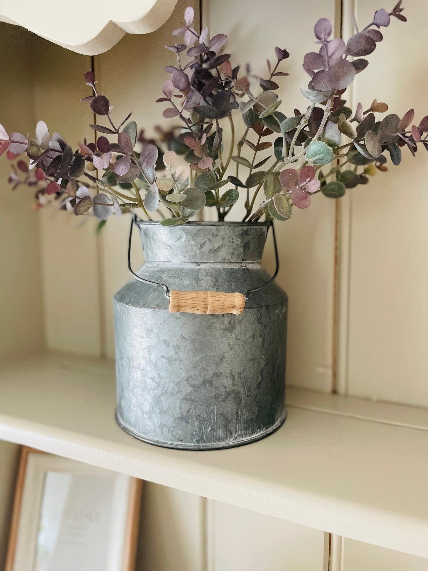 Distressed Metal Churn