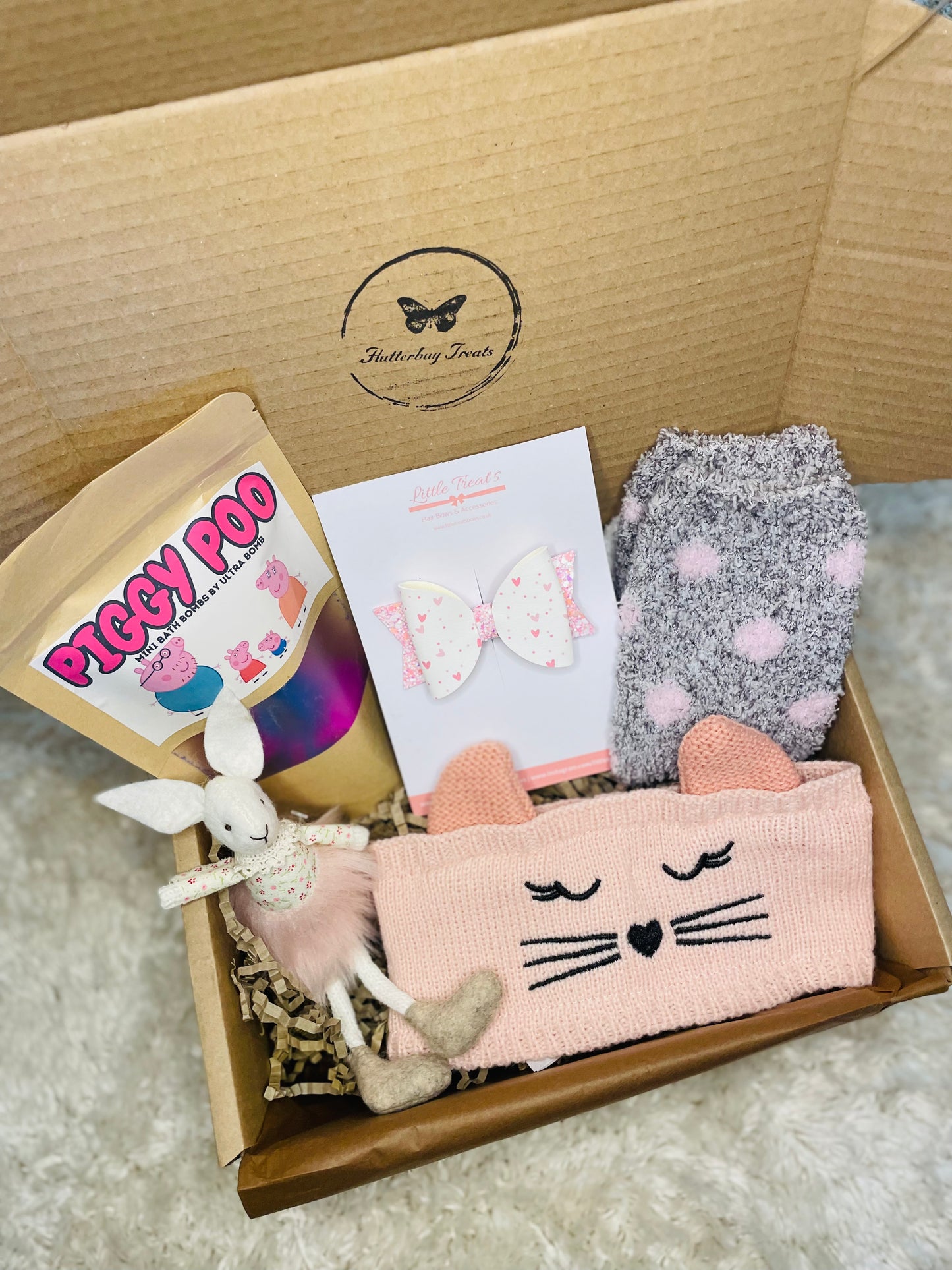 Girl’s Pink Bunny Gift Box