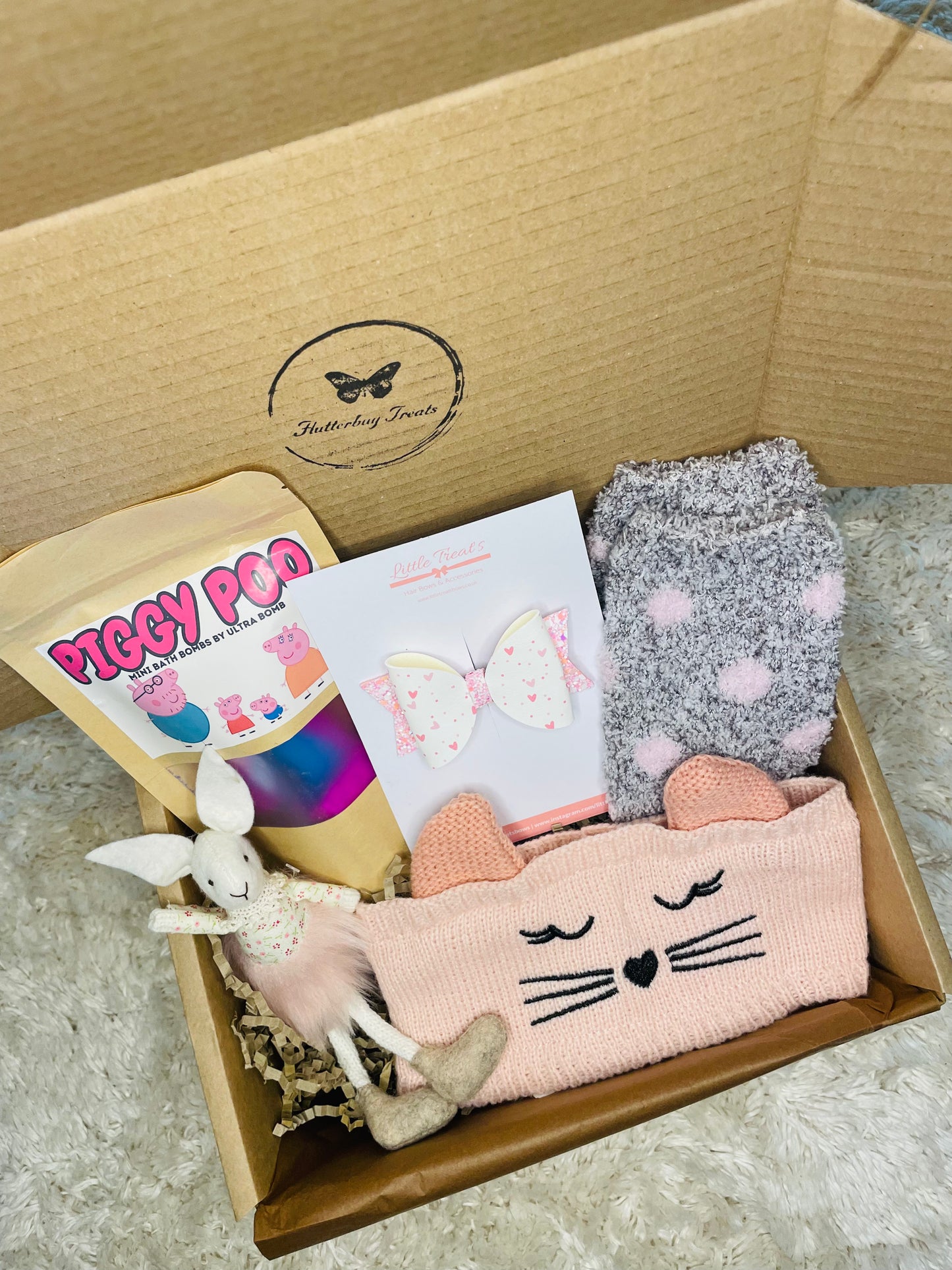 Girl’s Pink Bunny Gift Box