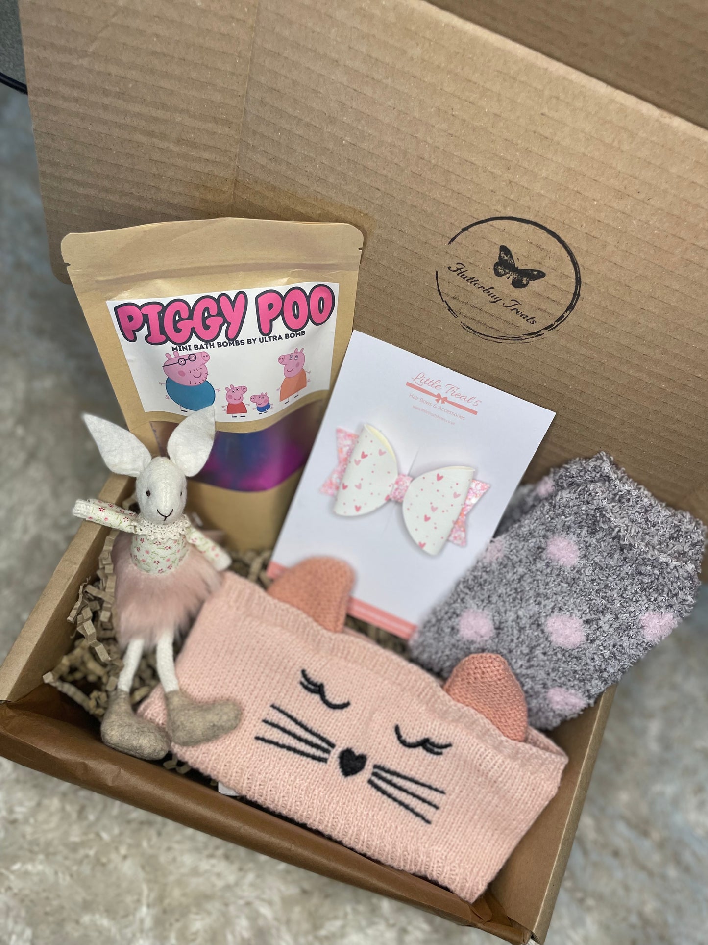 Girl’s Pink Bunny Gift Box