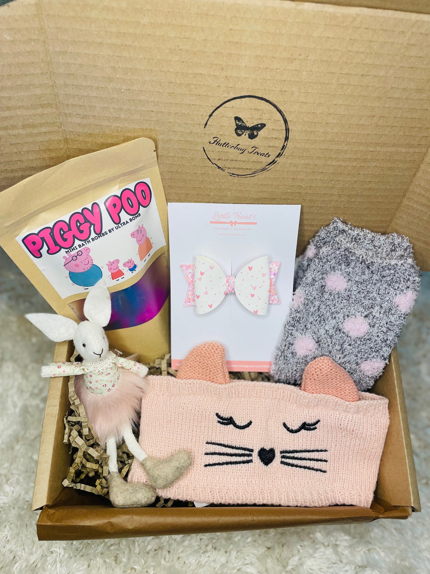 Girl’s Pink Bunny Gift Box