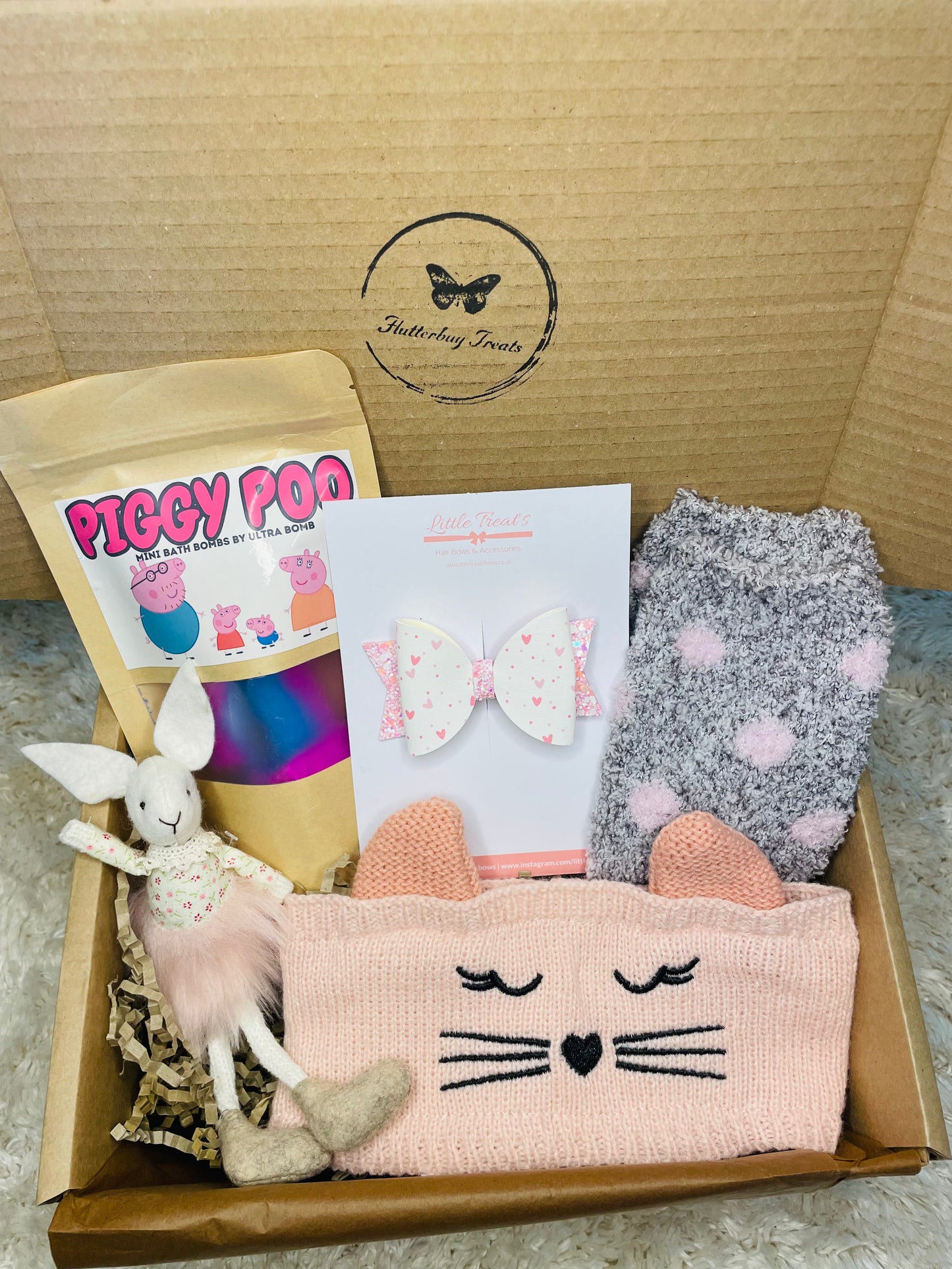 Girl’s Pink Bunny Gift Box