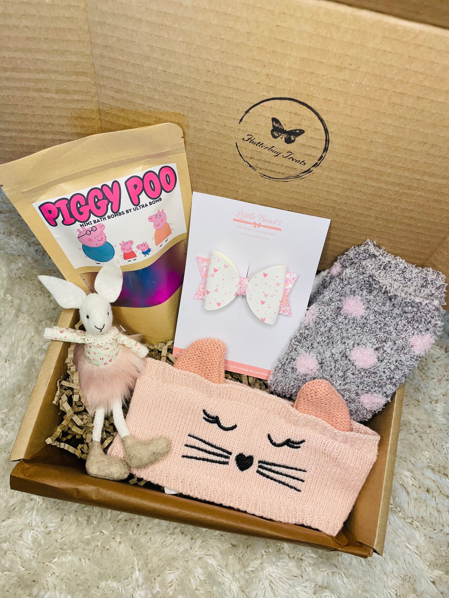Girl’s Pink Bunny Gift Box