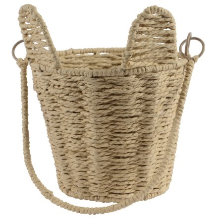 Paperrope Storage Basket With Bunny Ears