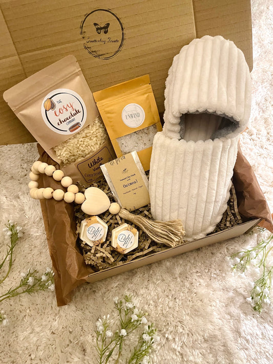 Cosy Slippers Pamper Gift Box